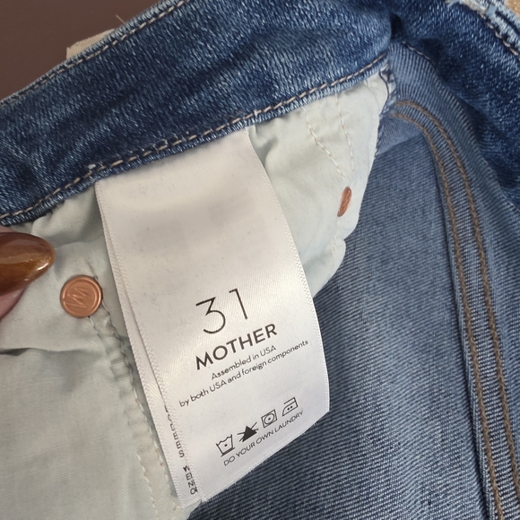 Mother The Looker Ankle Fray In Hey Sun - Picture 3 of 8